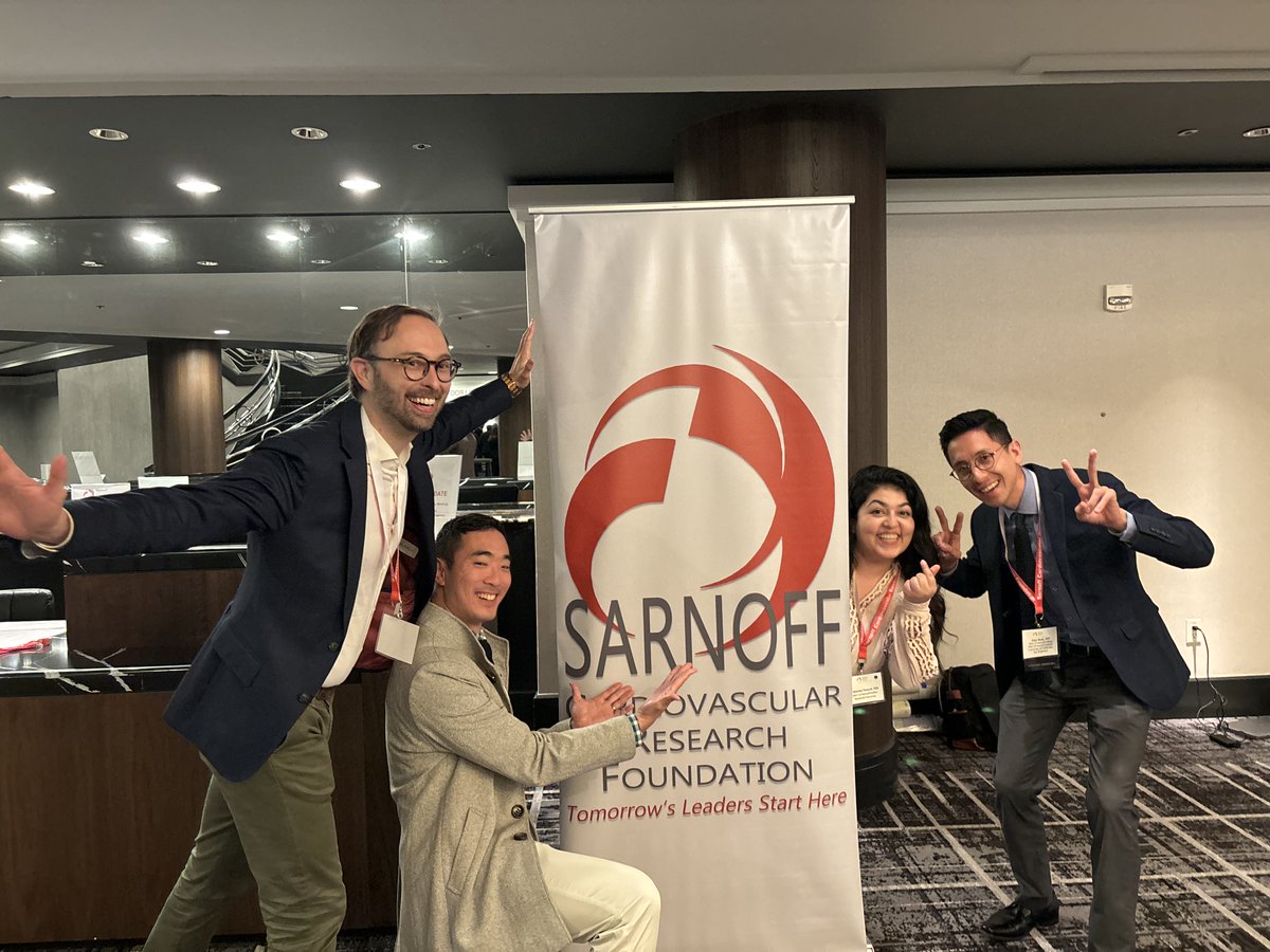44th annual Sarnoff conference in SF. A decade has passed by and it still feels like yesterday when my co-fellows and I embarked on a journey of scientific discovery in cardiovascular research as med students. Thank you @SarnoffCardio for this amazing community.