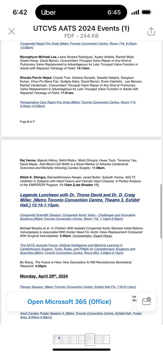 Very proud of the outstanding showing of @UofTCVsurgery at @AATSHQ #AATS2024: 46 presentations including plenary, orals, posters - many by our amazing trainees. Bravo! 👏🏼 👏🏼👏🏼 Snapshot of the first 2 days. @UHN_Surgery @UHN @StMichaelsFdn @Sunnybrook @SKHeartCentre