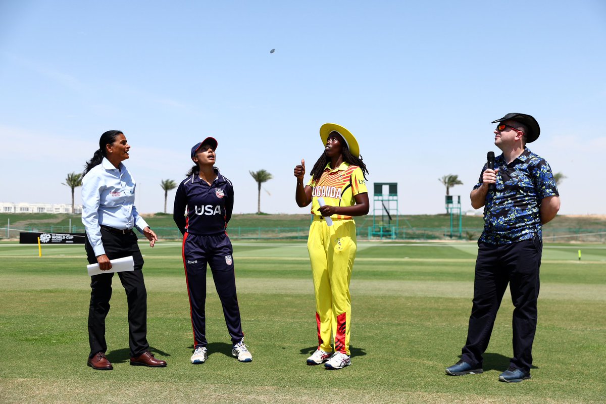 TOSS UPDATE 🚨: 

#TeamUSA has won the toss and elected to bat first. 

Watch all matches live 📲: Icc.tv

#WeAreUSACricket 🇺🇸

📸: ICC