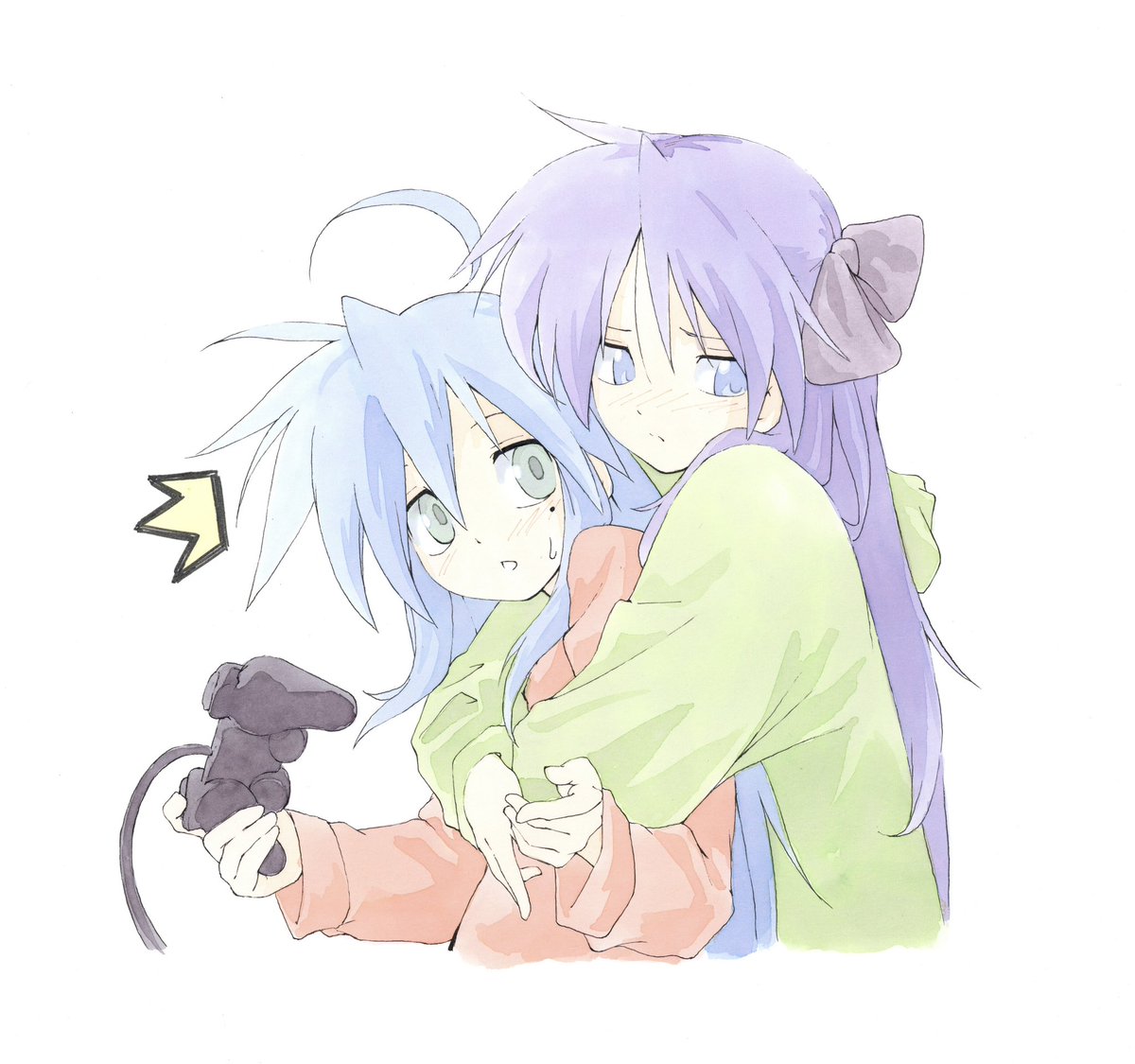 💙💜 #らきすた