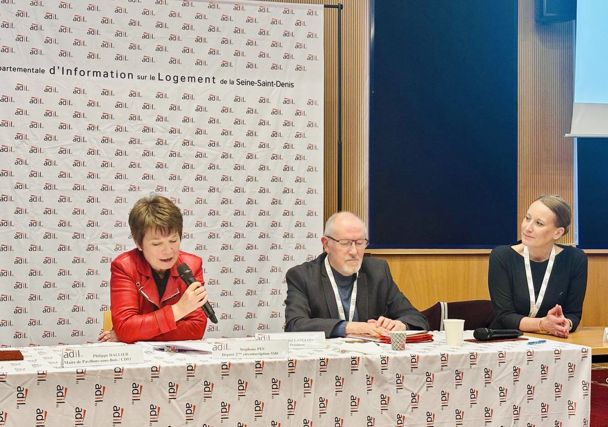 ADILSSD93's tweet photo. L’ADIL 93 a une nouvelle présidente, Corinne Lorenzi, elle succède à Michel Langlois le président fondateur de l’Adil et présent depuis 26 ans. https://t.co/320bW60mTn