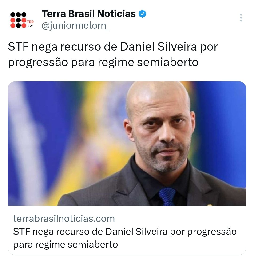 Não roubou, não matou, não traficou. Deve ser isso !