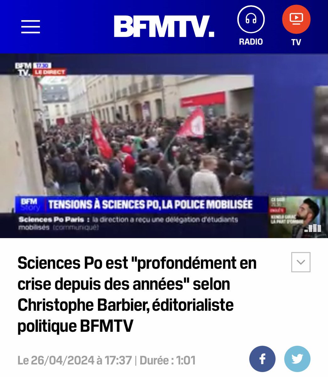 De quoi la crise à Sciences Po est-elle le nom, sinon celle d’une France triplement captive, captive du conformisme de la pensée unique, captive des conflits géopolitiques importés sur notre sol, captive des communautarismes qui ruinent la promesse citoyenne de la République ?