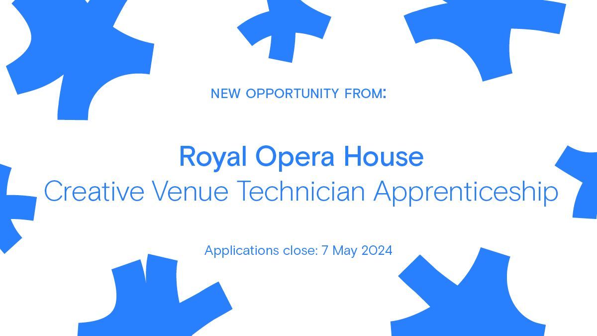 Opps Board 🎭 Want to join one of London’s leading theatres? @RoyalOperaHouse is looking for creative venue technician apprentices! The ideal candidates are driven by working in a creative theatre environment and eager to learn new skills > buff.ly/3vWR5Zr