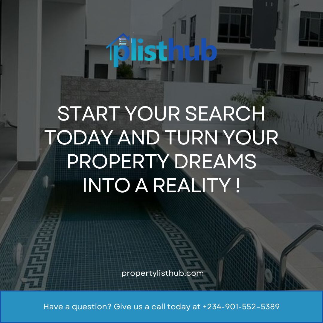 From browsing listings to connecting with agents, Plisthub makes finding your next real estate venture a breeze. Start your search today and turn your property dreams into a reality with our help! #realestatelagos #realestatelistings #propertylisting #dreamproperty