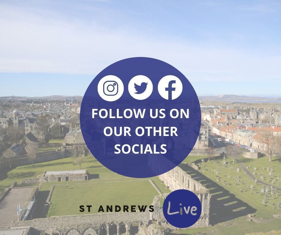 Let's be friends! 🤗

Follow us on Instagram and Facebook to stay up to date with all the latest News and Events in St Andrews! 🏴󠁧󠁢󠁳󠁣󠁴󠁿