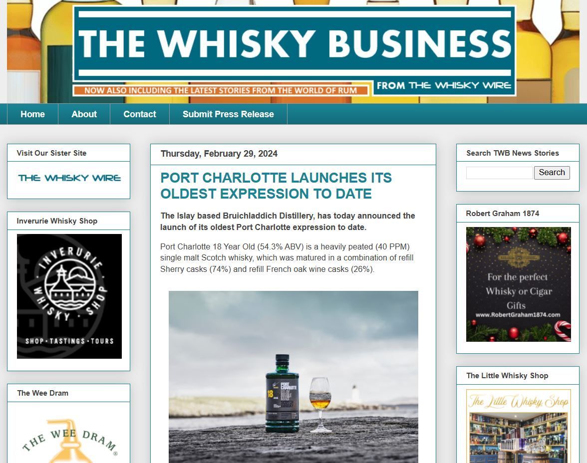 TheWhiskyWire's tweet photo. Catch up with all of the latest whisky news stories over on our sister site @TheWhiskyBiz including the latest from: @berrybrosrudd #TheBordersDistillery @ArdgowanWhisky #Label5 #RBDistillers and @cubocanwhisky #Whisky #Whiskey #News #TheWhiskyBusiness https://t.co/d0G4TjLsWy