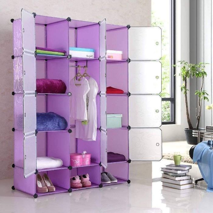 Keep your space tidy with our plastic wardrobes! #PlasticWardrobes #TidySpace #HomeOrganization