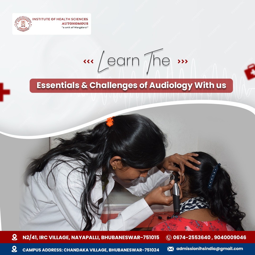 Unlock the World of Sound: Learn Audiology Essentials & Challenges at IHS Bhubaneswar!

Ever wonder how we hear?  Intrigued by the complexities of the auditory system?  Explore the fascinating field of audiology at IHS Bhubaneswar!