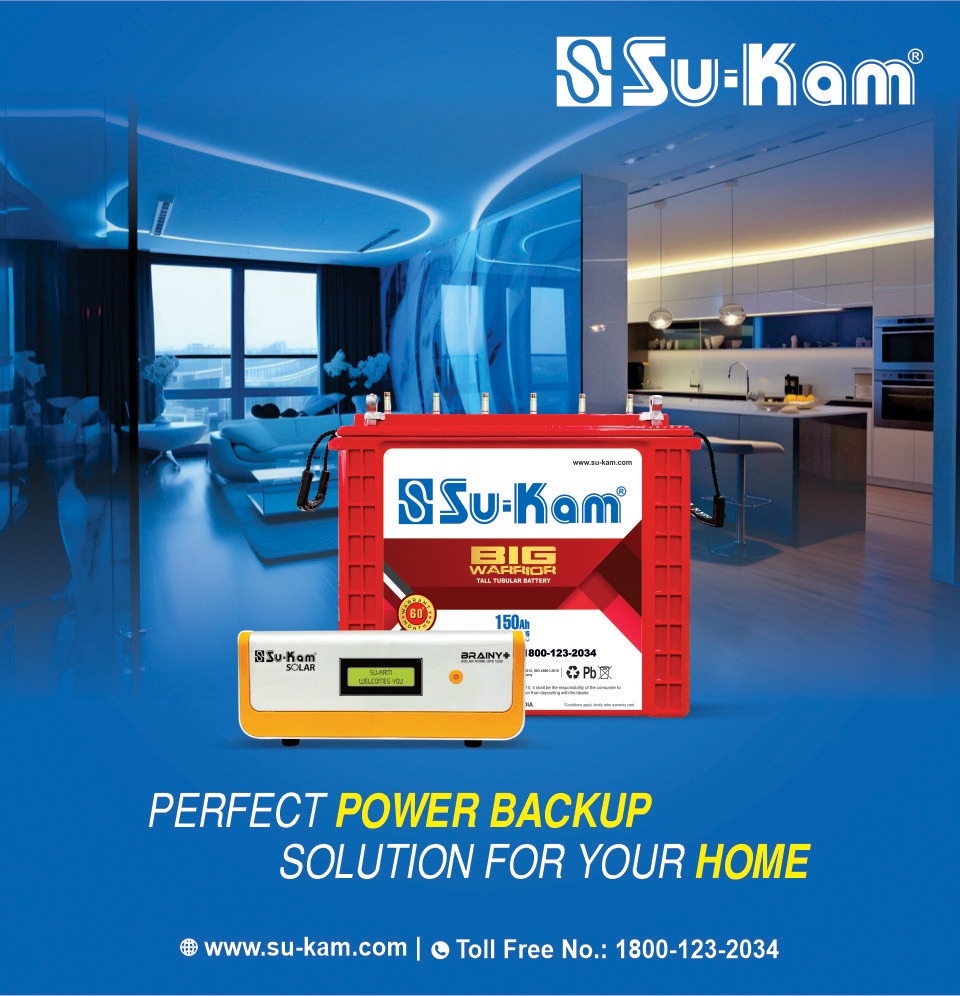 'Uninterrupted power at your fingertips! Our solar inverter and battery combo: the ultimate home power backup solution.'
.
#Sukam #talltubularbattery #EnergyUnlimited #sukaminverters #sukambatteries #sukamindia #sukambatteries #SolarPower #RenewableEnergy #LokSabhaPolls