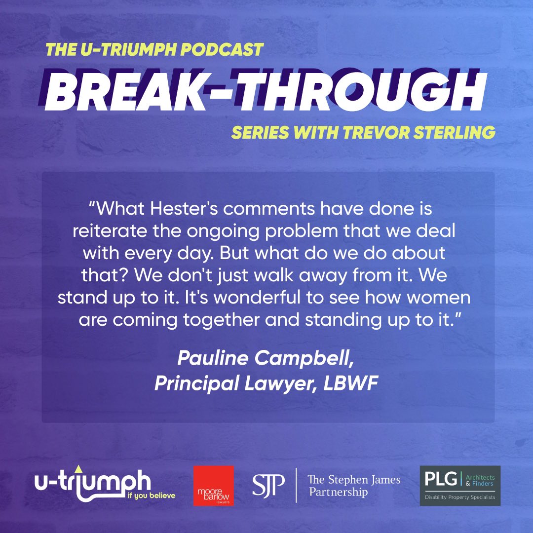 Ordinary people do extraordinary things - meet author and lawyer Pauline Campbell. She is an extraordinary example of being the ladder. I hope you enjoy listening to my conversation with Pauline, as much as I enjoyed speaking with her. Podcast here: lnkd.in/etHmsDG9