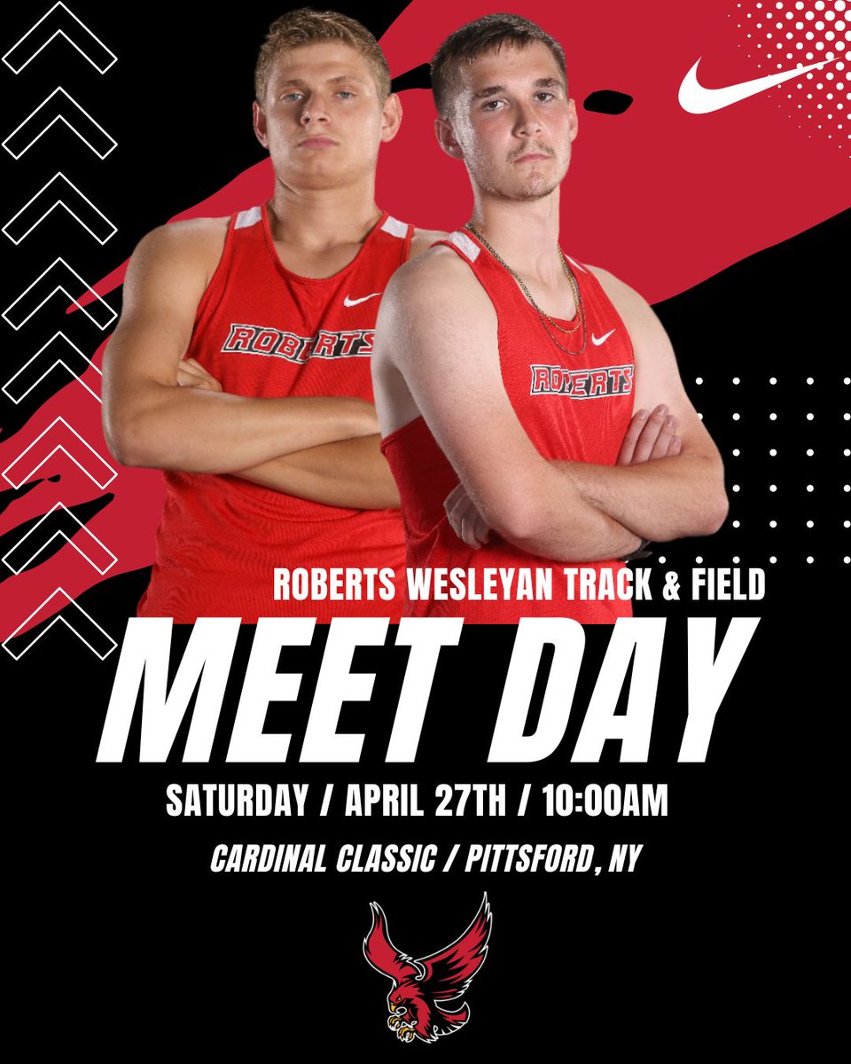 Its that time again! The Cardinal Classic is here and the Redhawks are ready for the challenge! One last time before the conference championships!!

#GoRedhawks #RedhawksRally #LifeatRoberts #TrackandField