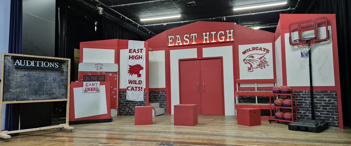 Westlands school in Sittingbourne are Set For The Show with our High school musical set. #SetHire #HighSchoolMusical