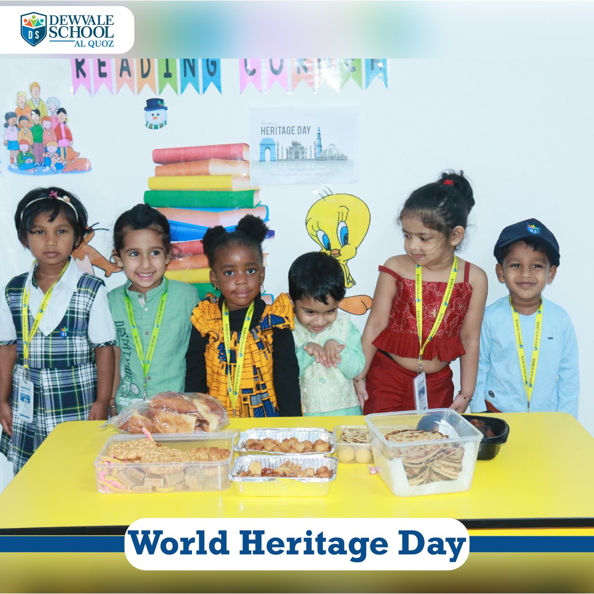Traveling the world without leaving DWS Kindergarten! Our students put on a spectacular celebration for World Heritage Day. From learning about different cultures to exploring historical landmarks, our little ones truly embraced the spirit of this special day. #WorldHeritageDay