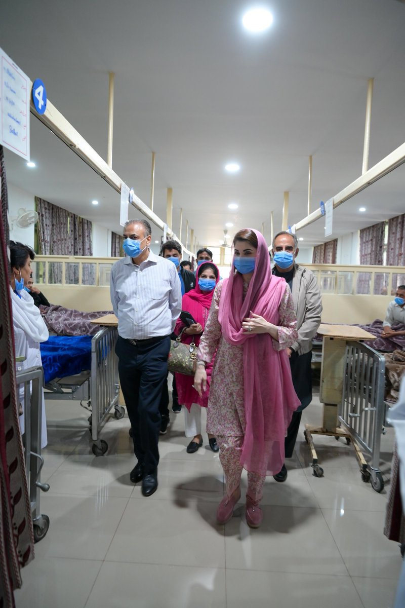 CM Punjab @MaryamNSharif visits Samli Sanatorium hospital, Murree