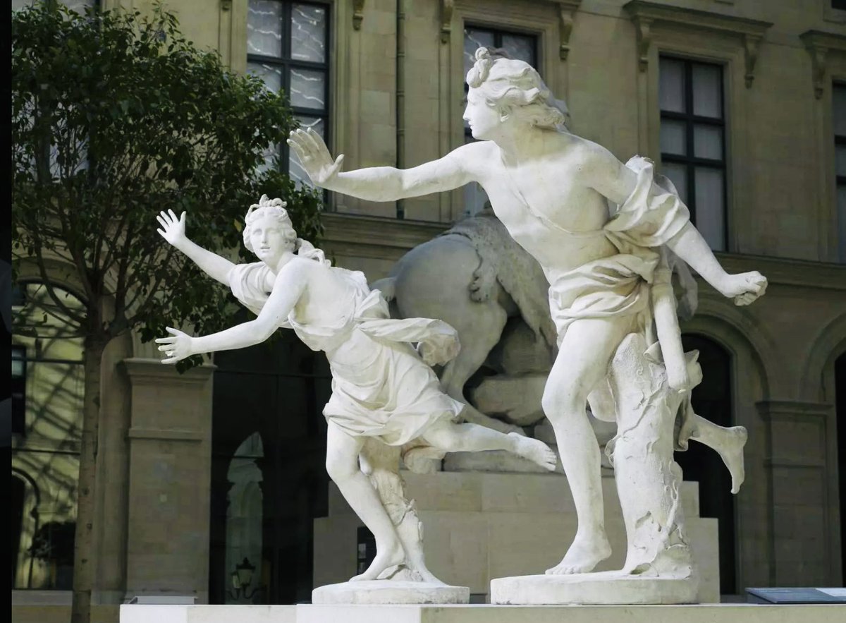 Nicolas Coustou (French, 1658-1733)
“Apollon poursuivant Daphné”
Musée du Louvre 
#nicolascoustou #frenchsculptor #art #travel #museedulouvre #paris #sculpture #culture #X #scenery