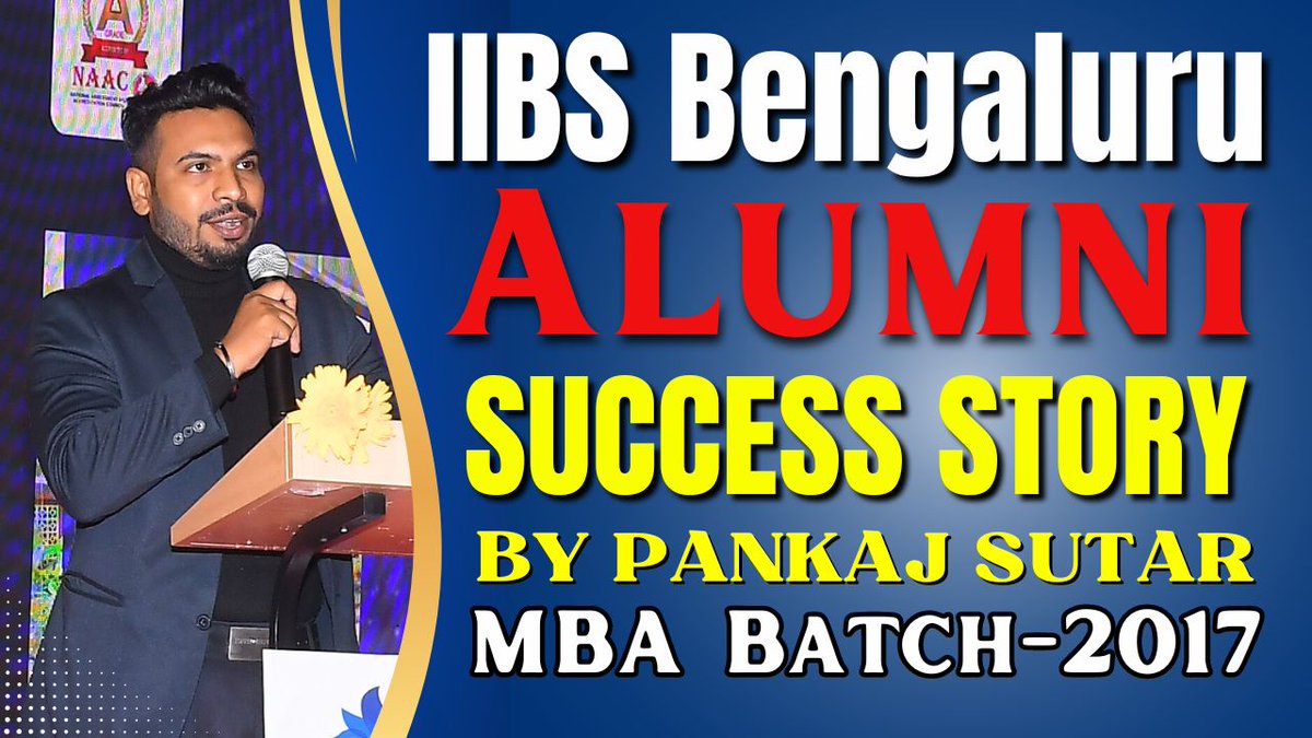 Alumni Success Story by Pankaj Sutar | IAA Meet-2023 | IIBS Business School Bengaluru youtu.be/Dl9du36pe2M

#IIBS #successstory #alumini #event #collegelife #pgdm #mbaprogram #collegefest #leadership #enterprenure #Prohance #SeniorManager #ınstagood