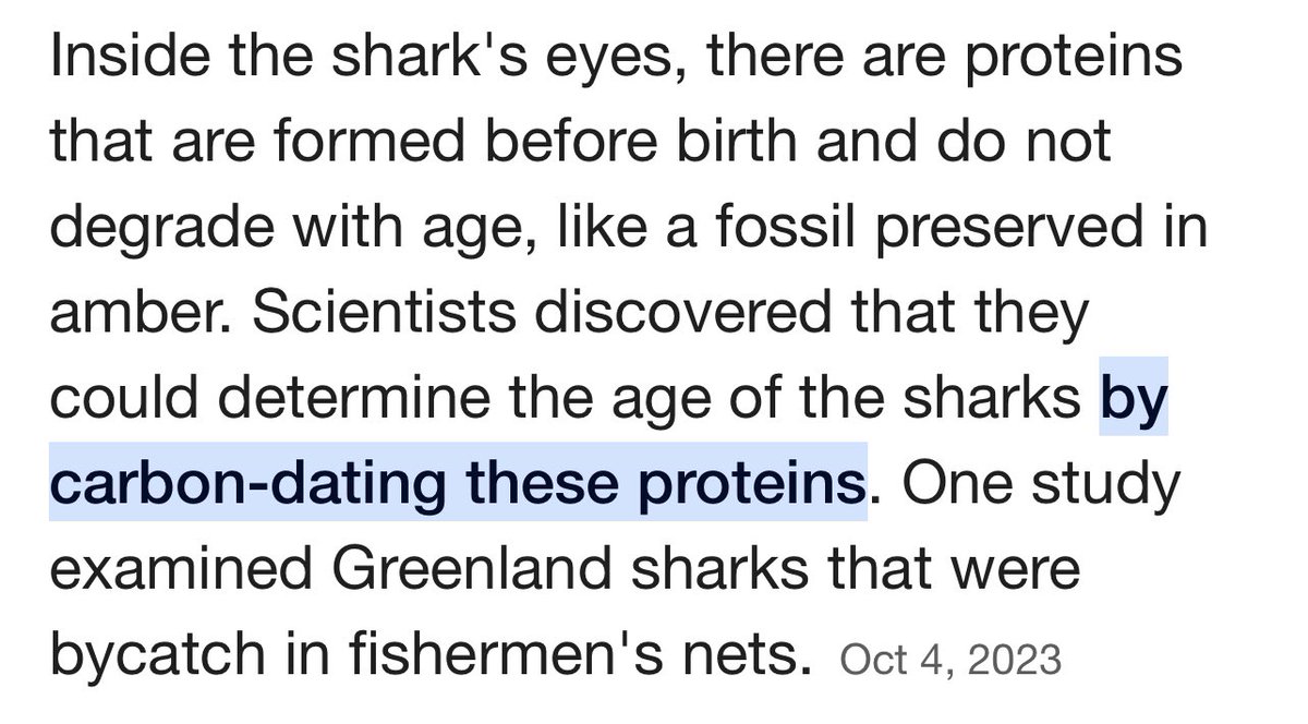 @AMAZlNGNATURE In case anyone was wondering how scientists were able to determine the age of the shark..