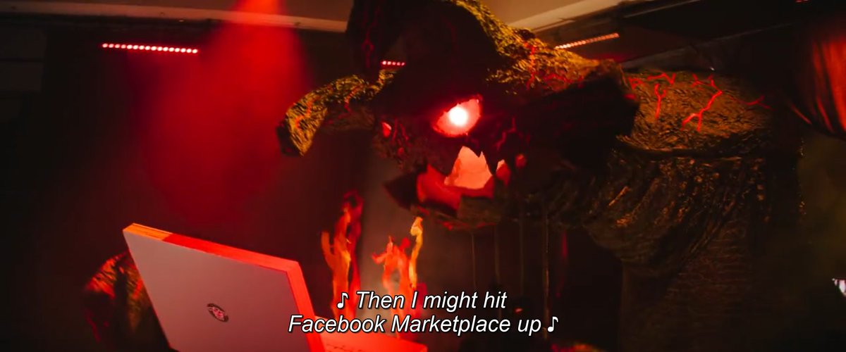 the Knuckles series confirming fucking Iblis is canon to the movies just so they can have it make a joke about Facebook Marketplace is the funniest thing that has ever happened actually