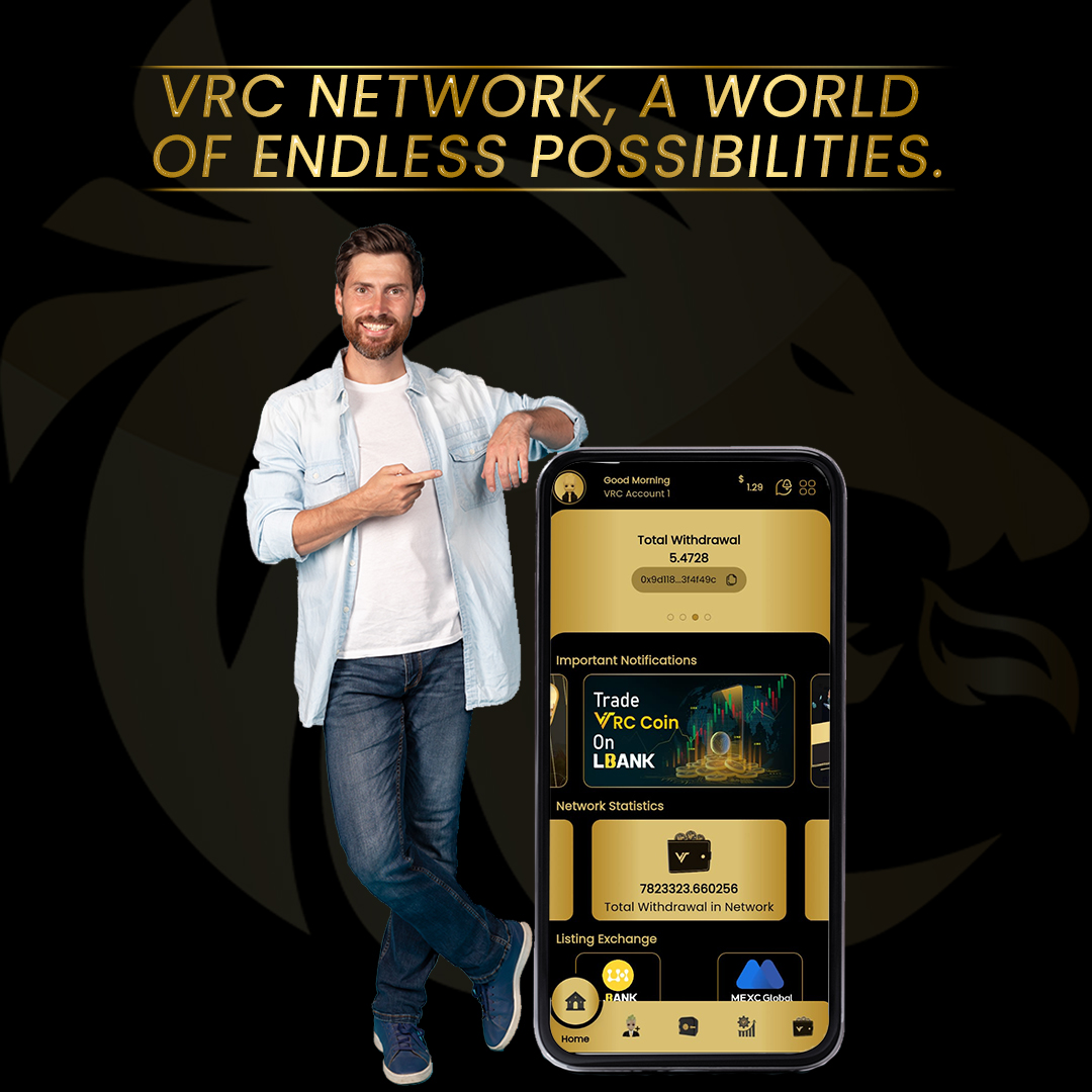 Welcome to a world where every possibility becomes reality. VRC Network opens doors to new horizons and limitless potential.

#VRC #vrccoin #BTC  #USDT #Bitcoin  #cryptomarket #BlockchainTechnology  #BitcoinHalving2024  #staking #trading  #cryptocurrencynew #binance…