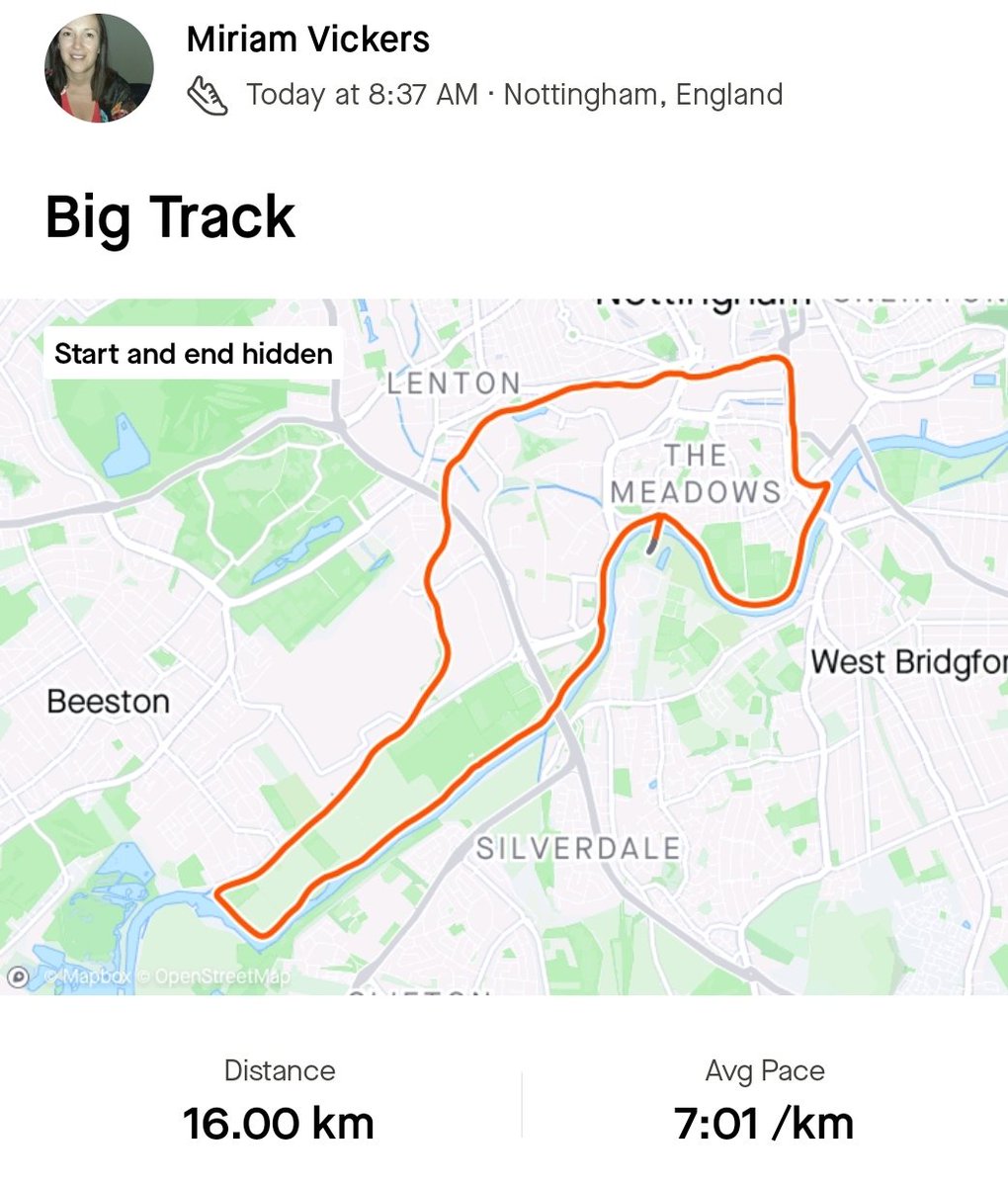 VickersMiriam's tweet photo. @TeachersRunClub @parkrunUK Big Track along the Trent and canals, beautiful scenery and 3 lovely running buddies to keep me going on my first run over 10k since September 😀 https://t.co/p1DPRhxIxW