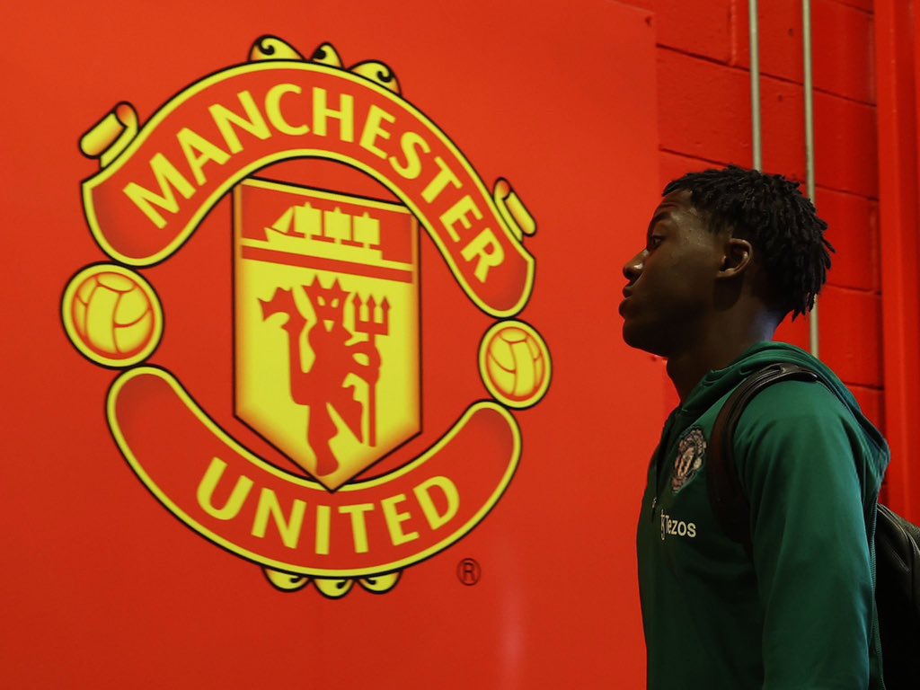 Mason Mount and Kobbie Mainoo arriving at Old Trafford 📸