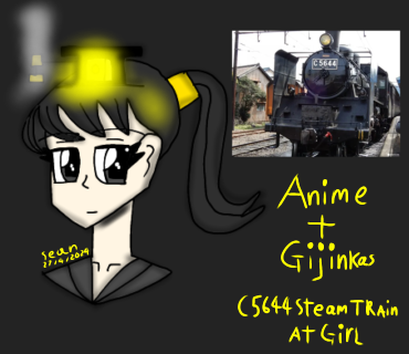 Meet C5644 Steam Train At girl

#C5644 #Steamtrain #Girls #Artwork #Ibispaint #OC #Character #Anime #Gijinkas