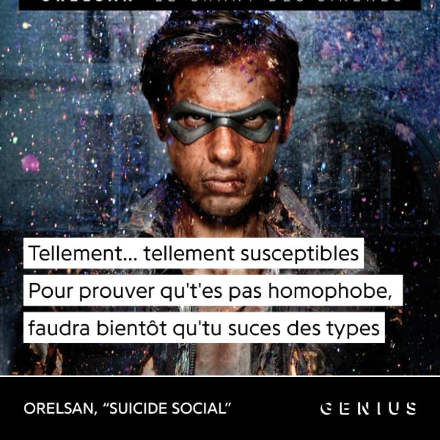 Ça les traite de transphobe alors qu’ils n’ont rien fait, rien dit. Orelsan avait raison