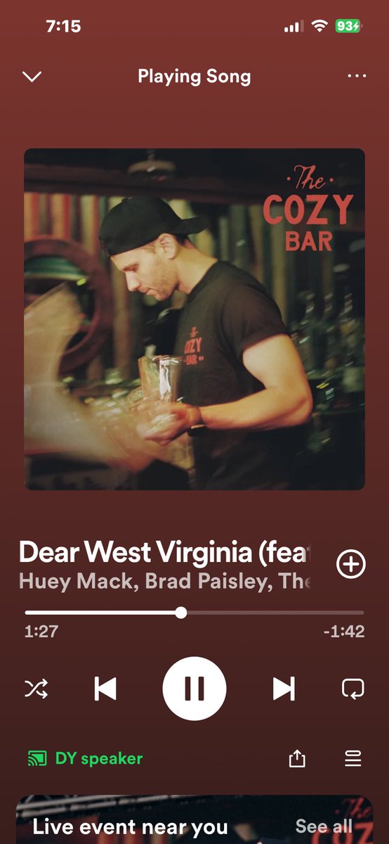 It is Saturday morning and I am playing this song before us Mountaineer fans get to see @HueyMack and @WVUfootball 🎶🎤🏈🔥