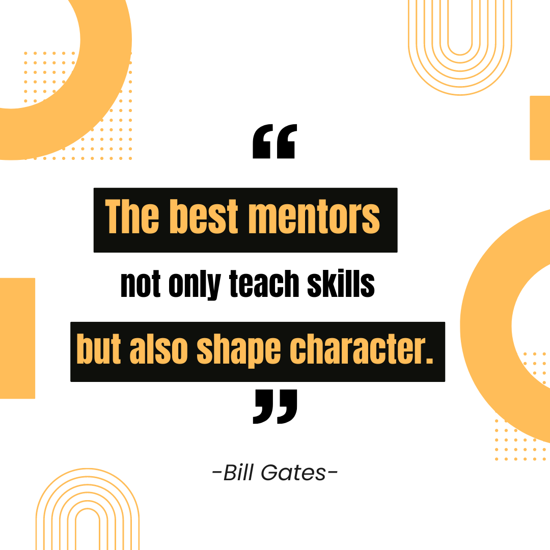 Great mentors build more than skills. 
They shape your character, the inner compass guiding your journey. Look for someone who invests in you as a whole person. 
.
.

#MentorshipMonday