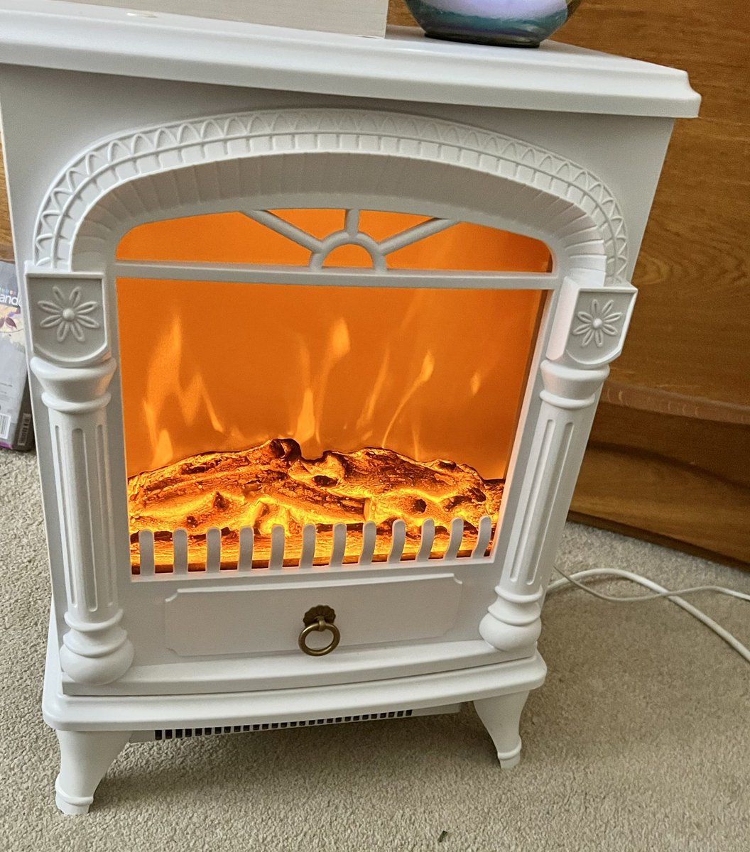 The £35 electric fire heater I got from Lidl has definitely paid for itself…..