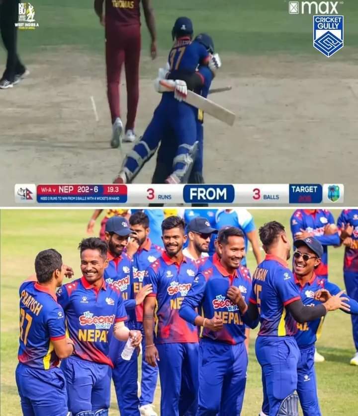 نیپال نے 200+ رنز کا تعاقب کرتے ہوئے ویسٹ انڈیز اے کے خلاف سنسنی خیز فتح حاصل کی۔🔥

#NepalCricket #Cricket #westindiescricket #NEPvWI