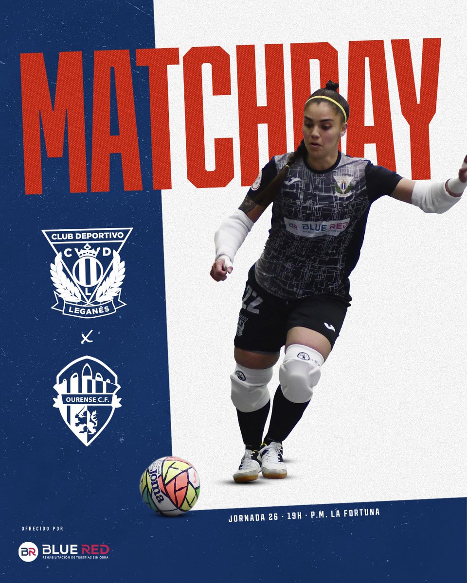 🥒 ¡MATCHDAY! 🥒

⚽️ #LeganésOurense
🏟 P.M. La Fortuna (⏰19h00)
📆 Jornada 26
🆚 @OUontimeFSF
#1RFEFFutsalFemenina

📺 youtube.com/live/au7GxNnIE…

#VamosLega💙🥒🤍