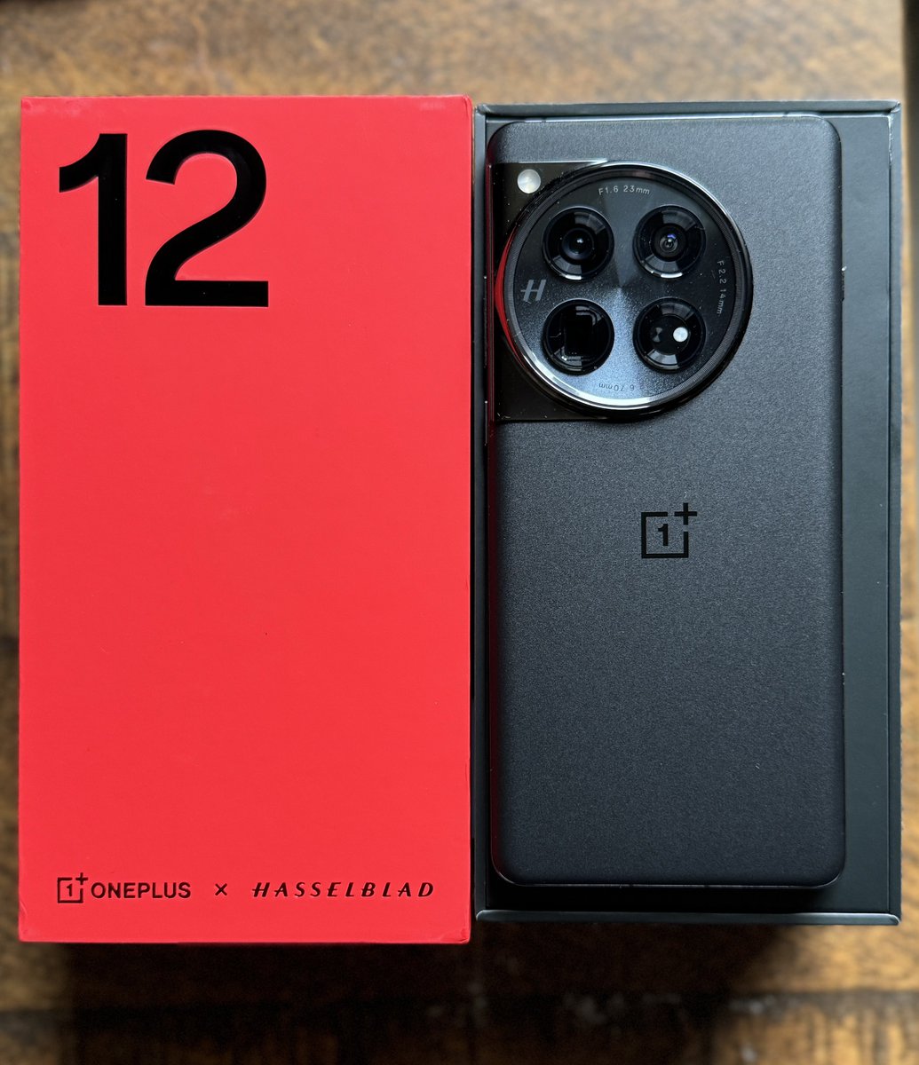 Well well, will you look at that.

Thrilled to finally experience what #OnePlus12 has to offer! 

Last time I used a One Plus phone was back with the series Two!

Can’t wait for my trip to Greece on Monday, I’ll take some many photos 
#ShotOnSnapdragon