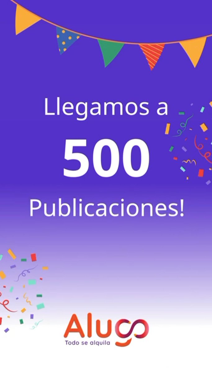 Dejamos de ser un chiste, llegamos a 500 publicaciones y vamos por más. 

Cuando necesites alquilar, búscalo en Alugo.
