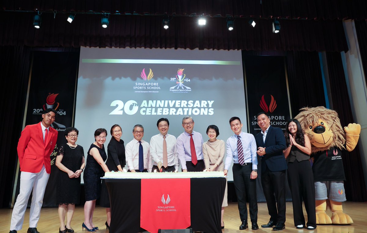 Having served at MCCY 10 years ago, I have seen how the Singapore Sports School has grown into a national institution for high-performance sports. Great to be back for its 20th anniversary. We are expanding support for our young athletes - Singapore is behind you all the way!