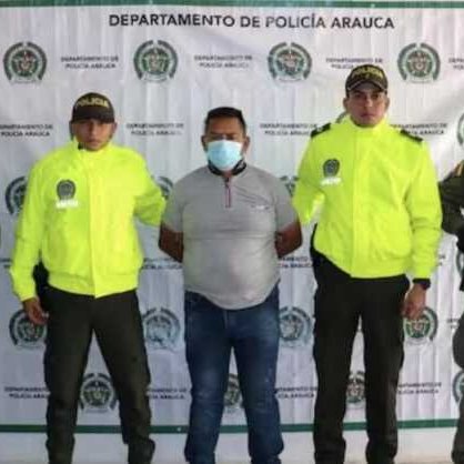 Oscar José Lemus Contreras, alias Machetazo, quien es acusado de haber asesinado a Edward Wilfredo Meza Berbesi, jefe de Investigaciones del Cicpc en Guasdualito, estado Apure el pasado 18 de septiembre del año 2018 y miembro del Ejército de Liberación Nacional (ELN), será