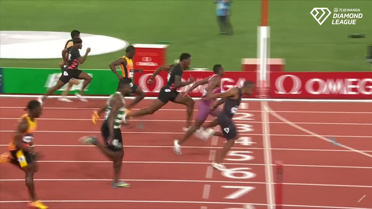 Slightly better start and a faster time than last week for Christian Coleman (10.04) but he doesn't get the win this time. South Africa's Akani Simbine closed well to win in 10.01 (-0.1). Fred Kerley 3rd in 10.11. letsrun.com/forum/flat_rea…