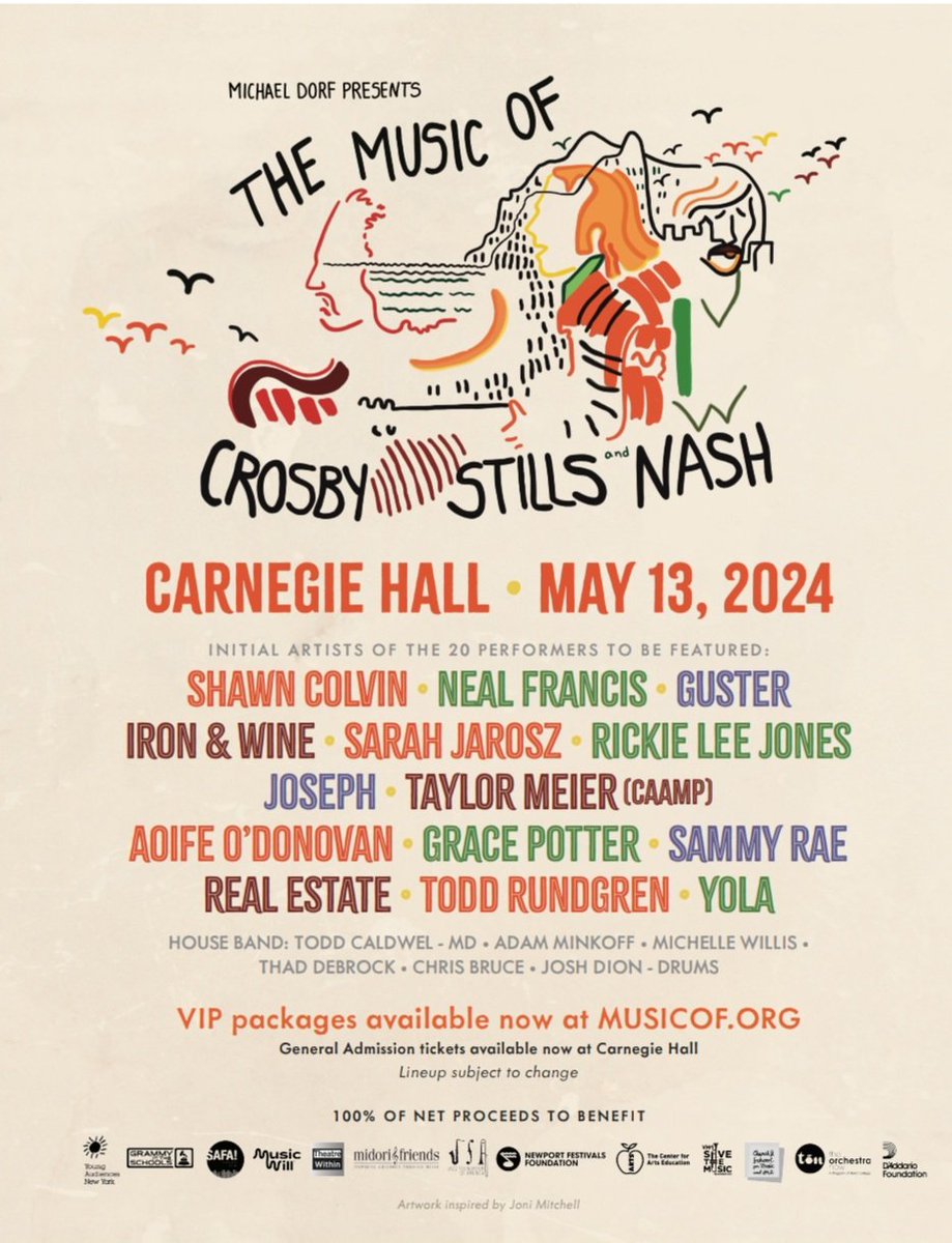 Bringing music programs to kids! 🎹 🥲 Such an entertaining & worthwhile event!❤️ I'll be the house anncr for the evening 🎙 Bring Mom!💐 5/13 NYC @carnegiehall Tix: MusicOf.org #MusicOfCSN h/t: @Michaeldorf