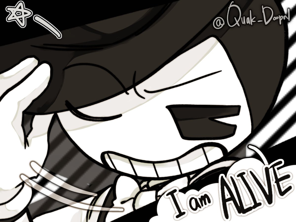 I am ALIVE
#Bendy_and_the_ink_machine 
#BATIM #BENDY