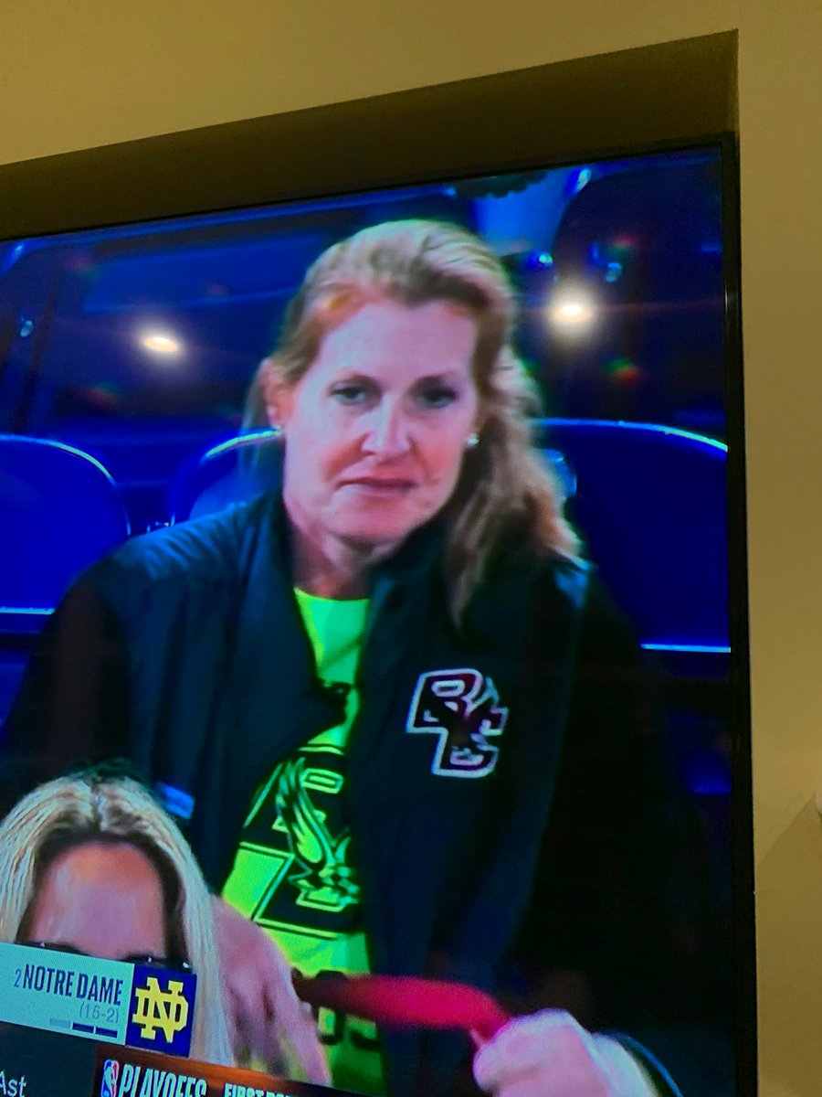 That time when all your friends text you, “I just saw you on tv!!” 😄

………………And the pic………😣🥴🫠☠️

#WeAreBC 🦅🥍❤️ #ACC