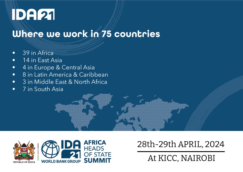 IDA21 Where we work in 75 countries #IDAWorks #IDA21 #Kenya