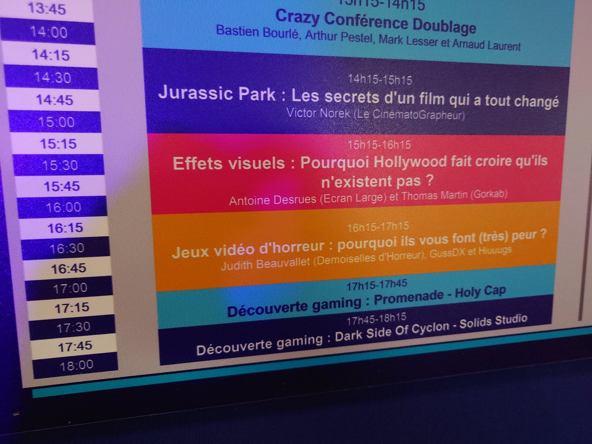 À 15h15 au <a href="/ParisFanFest/">Paris FanFestival</a>, viendez pour ma conférence VFX avec <a href="/Ant_Desrues/">Antoine Desrues</a> / <a href="/EcranLarge/">Ecran Large</a>, scène créateurs ! #ParisFanFest