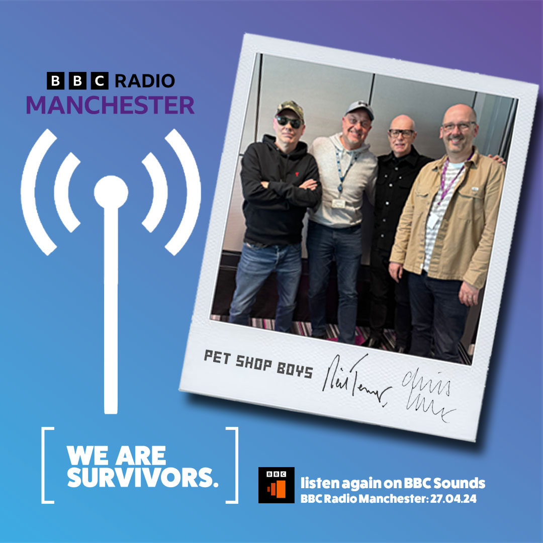 What a surprise of a day! Our CEO, Duncan, was on @BBCRadioManc this morning talking #BabyReindeer when the one and only @petshopboys popped into the studio to talk about their new album and as a life long fan, Duncan even got to ask them a question! We'll never hear the end of