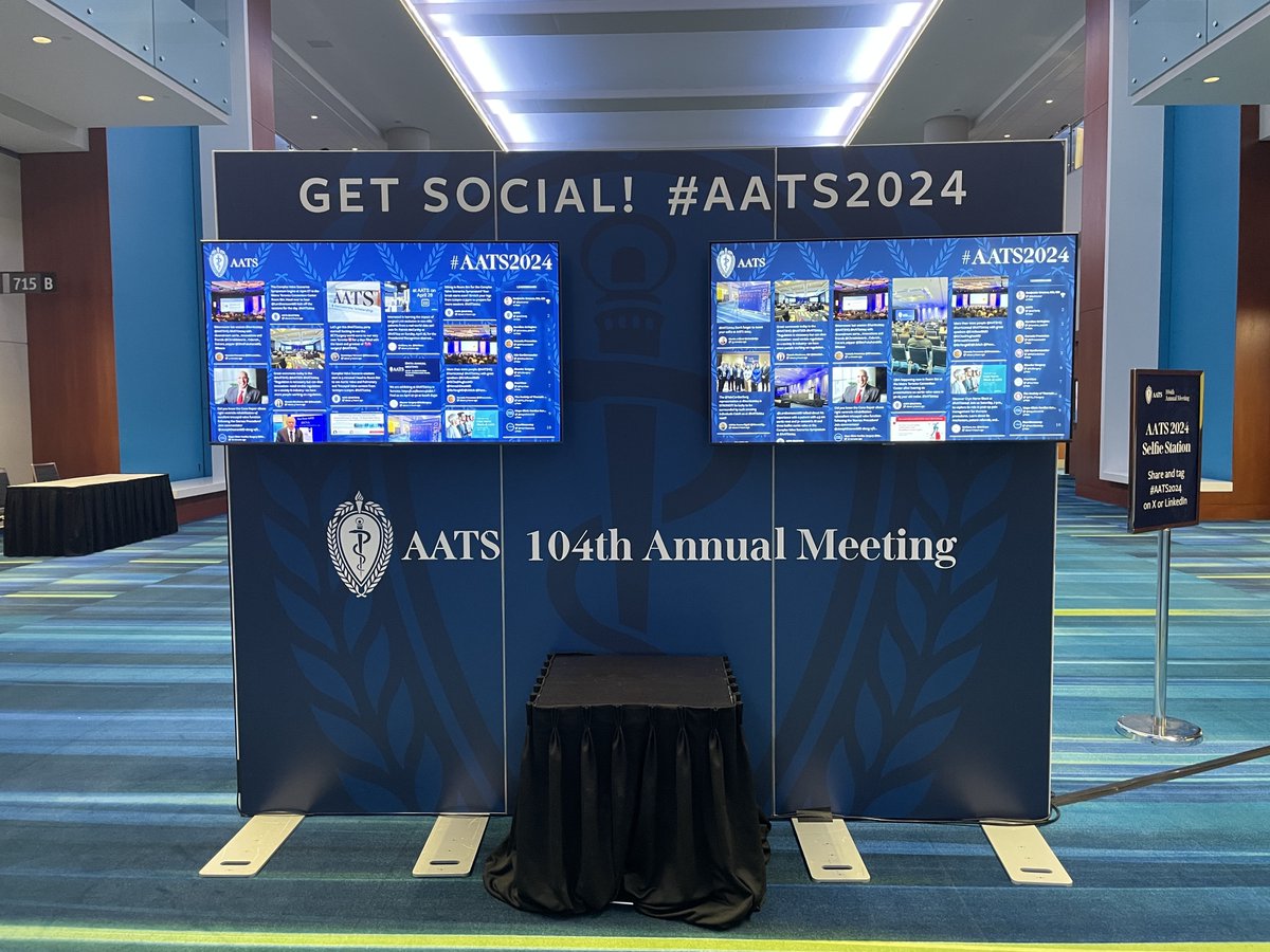 #AATS2024 Contest: We're running a social media contest on X this year. The most frequent poster (original content) will win complimentary nights at #AATS2025. Start posting! Don't forget to use #AATS2024 in your posts.