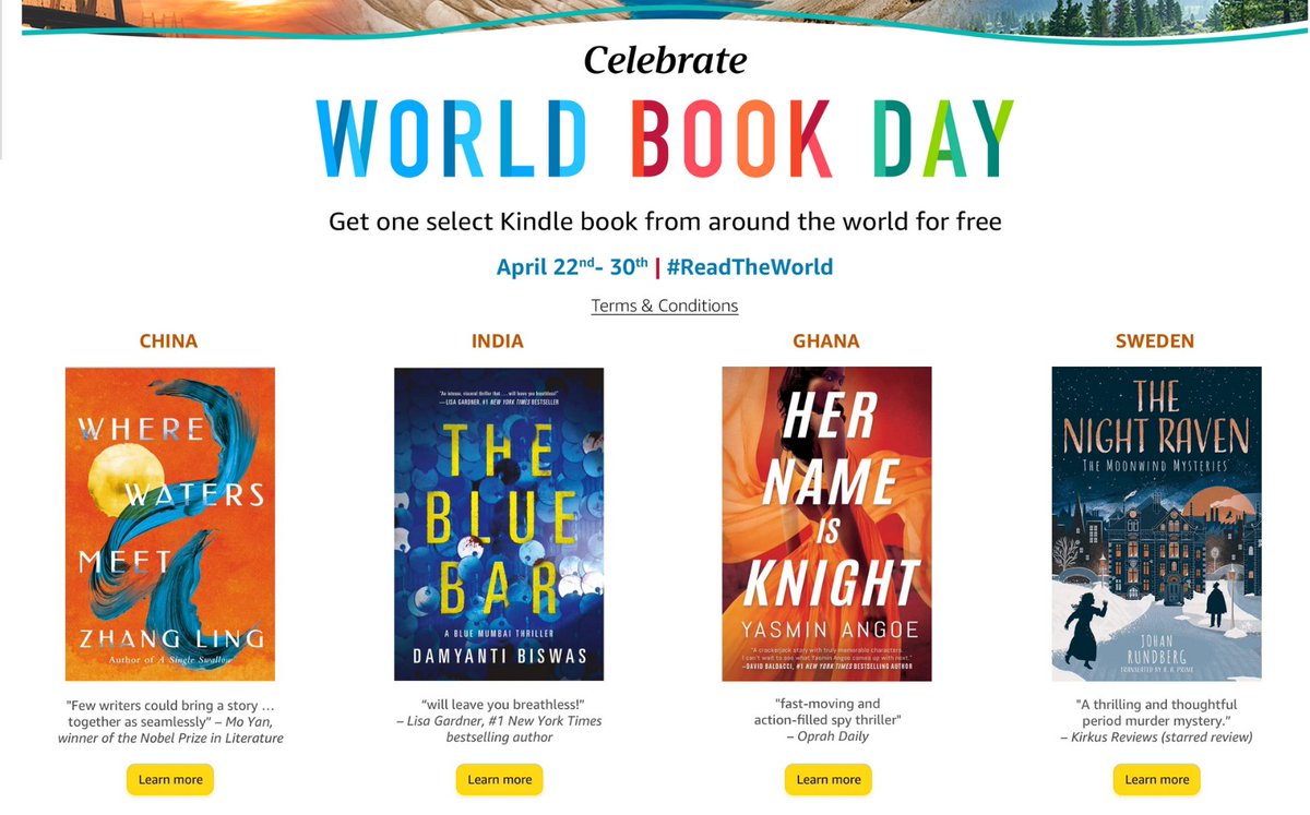 Amazon choosing The Blue Bar from India on World Book Day is one of my favorite kinds of medicine. It’s available to download this week, so grab a free copy if you're interested: tinyurl.com/4eh8m2c7