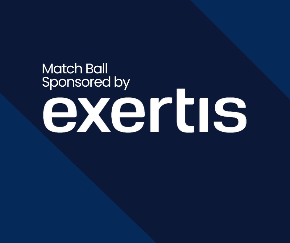 Today’s match ball is sponsored by @ExertisUK Thank you 💙 #UpTheBoro