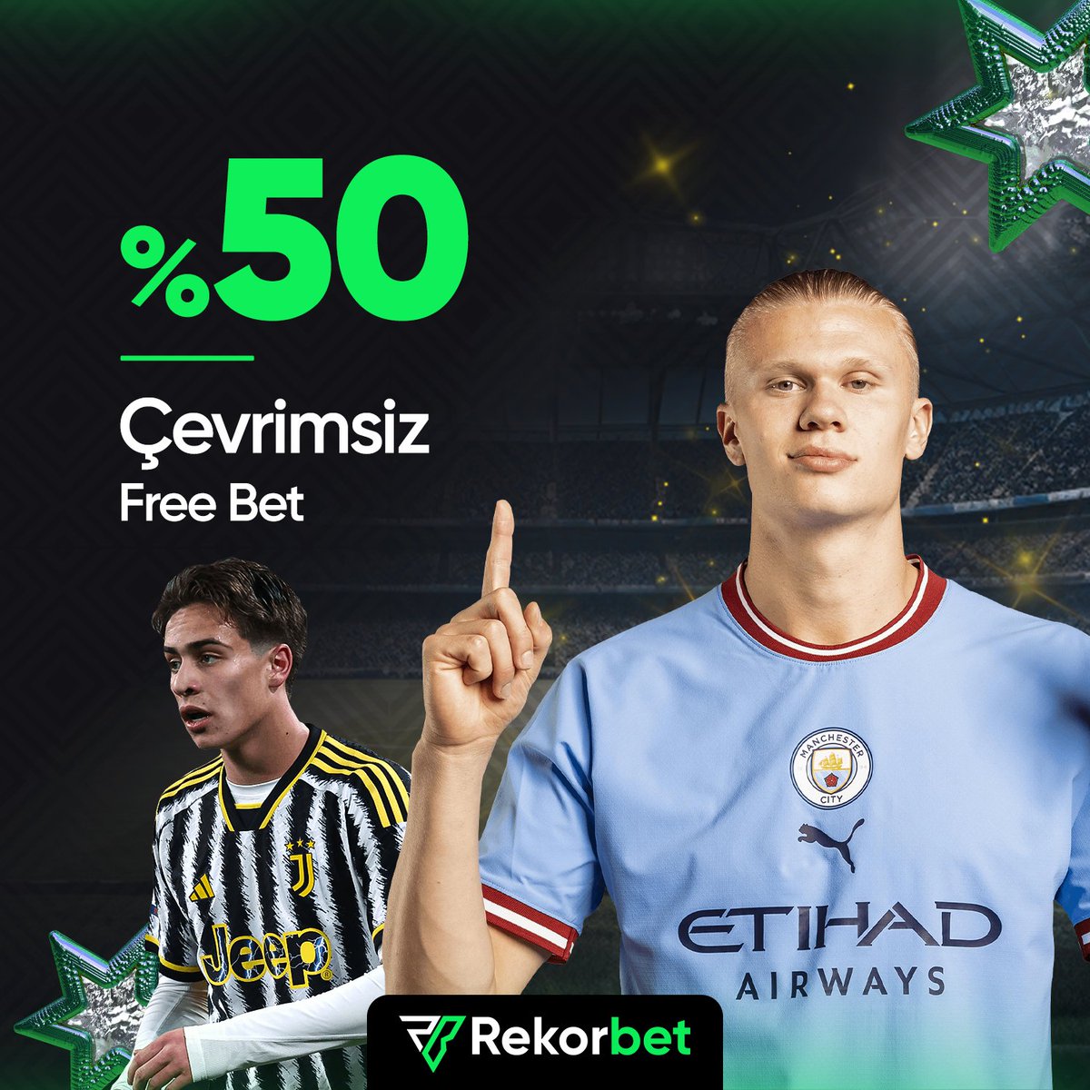 💰Rekorbet'te Kazanmak Çok Kolay! 🚀Minimum 100₺ yatırım yaparak faydalanabileceğiniz %50 Çevrimsiz Freebet bonusumuz ile avantajlardan sonuna kadar faydalanmayı kaçırmayın. ⚡️Rekor oranlar ve rekor kazançların tek adresi! 📲Hemen oyna: t2m.io/rekorbet