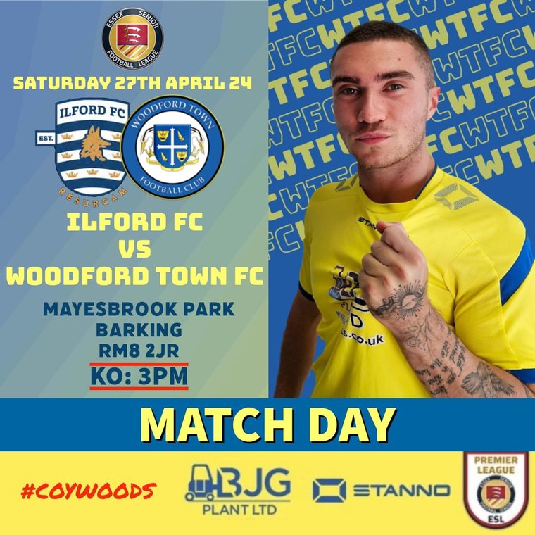 Ilford v Woodford Town The Woods travel to Ilford today in the last game of the league season having already secured third and our place in the playoffs next week. #COYWOODS woodfordtownfc.com/news/ilford-v-…