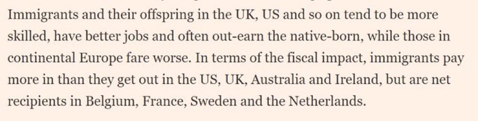 Ik vind dit zo interessant. Dat het VK zoveel beter is in integreren van diverse culturen / etniciteiten dan NL en daar economisch op vooruit gaat. #FT